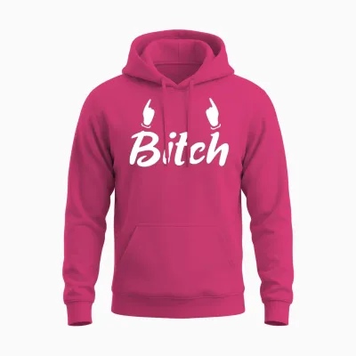 Funny Bitch Unisex Hoodie - Heliconia