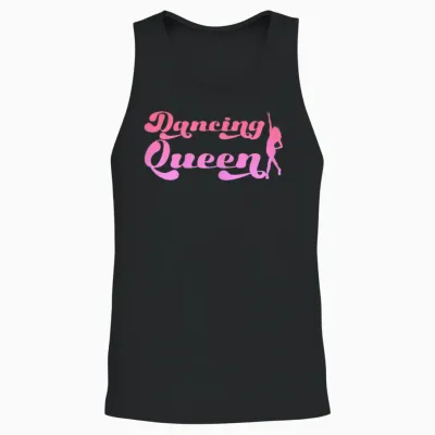 Women's Dancing Queen | Dance Music | Party Dancer T-Shirt, Black Unisex Tank Top - Black