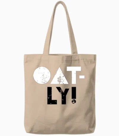 Oatly! Oat Milk Tote Bags - Natural