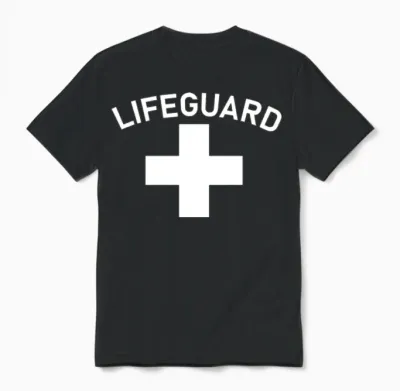 Emp Lifeguard Design Na Unisex T-Shirt - Black