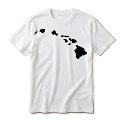 Hawaii Island Chain Unisex T-Shirt - White