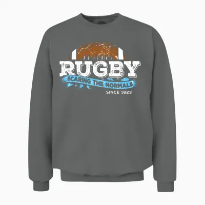 Rugby Sport Unisex Sweatshirt - Graphite Heather