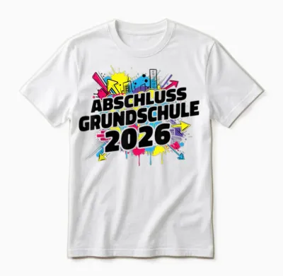 Grundschule Absolvent Abgänger Grundschule Abschluss 2026 Unisex T-Shirt - White