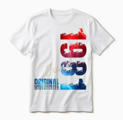 45 Ans Anniversaire Homme Cadeau Juin 1981 Vintage Unisex T-Shirt - White