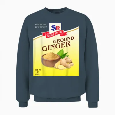 Ground Ginger Halloween Costume Unique Fun Foodie Unisex Sweatshirt - Dark Heather