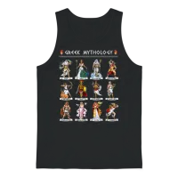 Greek Mythology Gods Christian & Faith Unisex Tank Top - Black – 1