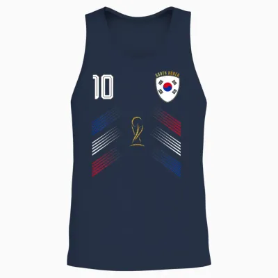 Drapeau Corée Du Sud Corée Du Sud Pride Lovers Retro Unisex Tank Top - Navy