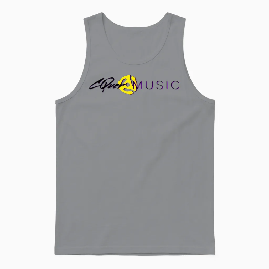 Cquermusic Longform Unisex Tank Top in Sport Grey