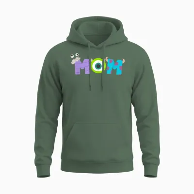 Disney and Pixar’s Monsters, Inc. Mom Mother’s Day Birthday Unisex Hoodie - Military Green