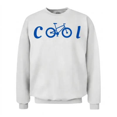 Cool Bike Vintage Unisex Sweatshirt - White