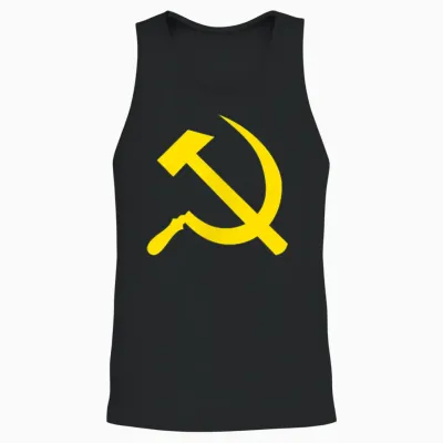Hammer Und Sichel Unisex Tank Top - Black