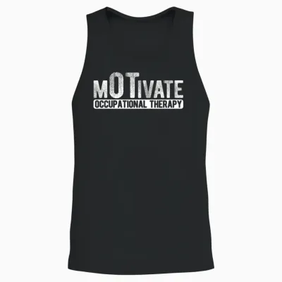 Therapy Occupational Therapy Occupational Unisex Tank Top - Black