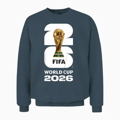 Kids Fifa World Cup26 Fifa Gold Trophy Unisex Sweatshirt - Dark Heather
