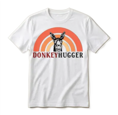 Donkey Hugger Donkeyhugger Funny Unisex T-Shirt - White