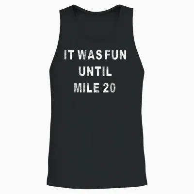 262 Marathon Finisher Funny Marathoner Running Unisex Tank Top - Black
