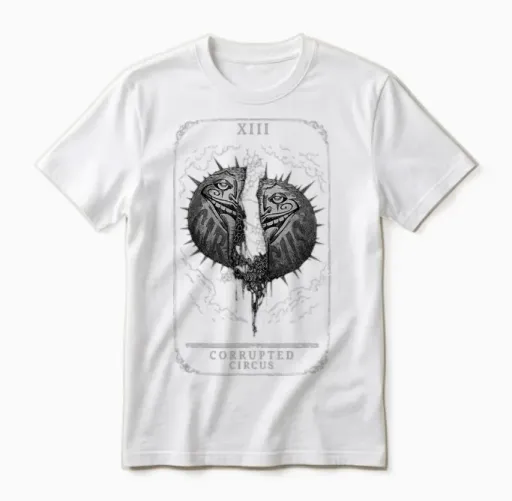 Hunt: Showdown 1896 Corrupted Circus Unisex T-Shirt in White