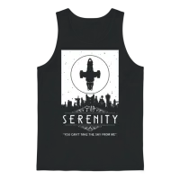 Serenity - You Can't Take the Sky from Me Firefly Unisex Tank Top - Black – 1
