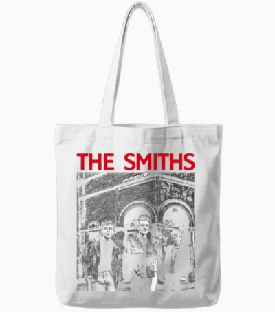 The Smiths Salford Lads Club Manchester by Stephen Wright Tote Bags - White