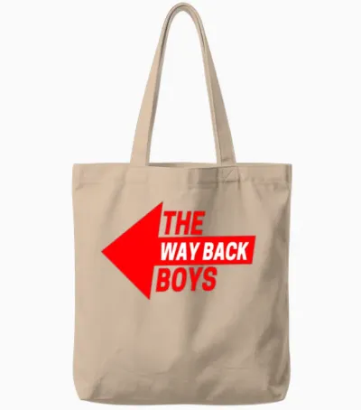 The Way Back Boys on White Tote Bags - Natural