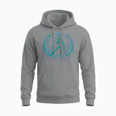 Official Star Trek Starfleet Command Unisex Hoodie - Sport Grey
