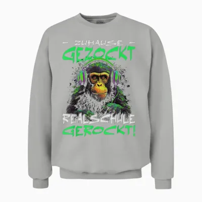 Abschlussklasse 2024 | Realschulabschluss Gerockt Unisex Sweatshirt - Ash