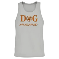 Dog Mama - Dog Mom - Dog Mother Unisex Tank Top - Ash – 2