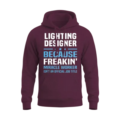 Lighting Designer Unisex Hoodie - Maroon