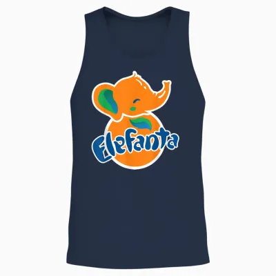 Ohmgd Kein Elefant, Kein Fanta, Es Ist Ein Elefanta-Spaßtier. Unisex Tank Top - Navy