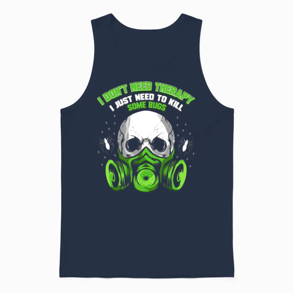 Pest Repeller Gift for Pest Repeller Unisex Tank Top in Navy