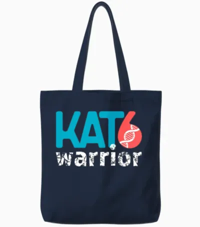 Kat6 Warrior Tote Bags - Navy