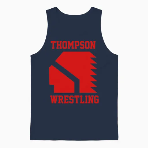 Thompson High School Wrestling (vision Quest) Unisex Tank Top in Navy