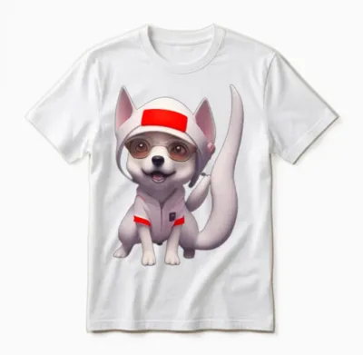 Dog Unisex T-Shirt - White