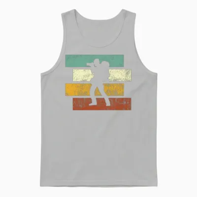 Photographer Retro Unisex Tank Top - Ash