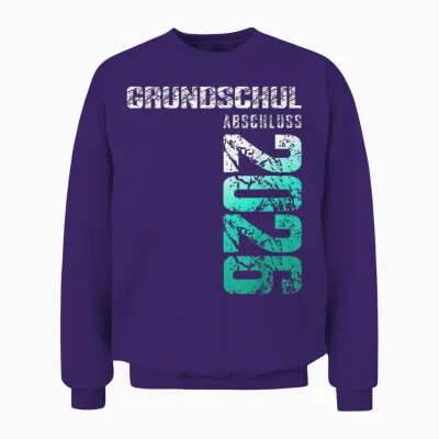 Grundschule Geschafft 2026 Grundschulabschluss Unisex Sweatshirt - Purple