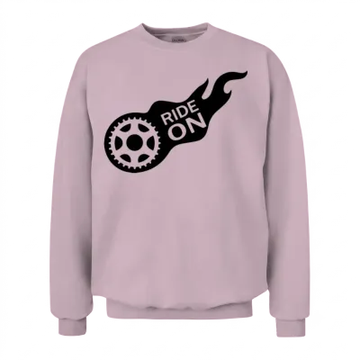 Ride On. Unisex Sweatshirt - Light Pink
