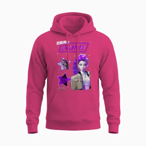 Kpop Demon Hunters Huntrix Rumi Popstar Unisex Hoodie - Heliconia