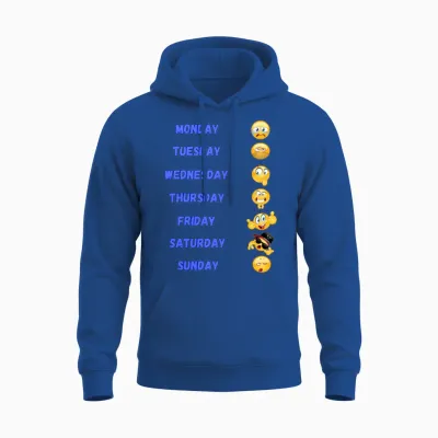 Funny Week Unisex Hoodie - Royal