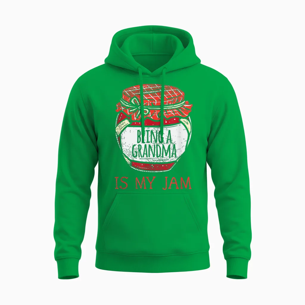 Fun Cute Grandmother Humor | Funny Being a Grandma T-Shirt Small Unisex Hoodie in Irish Green