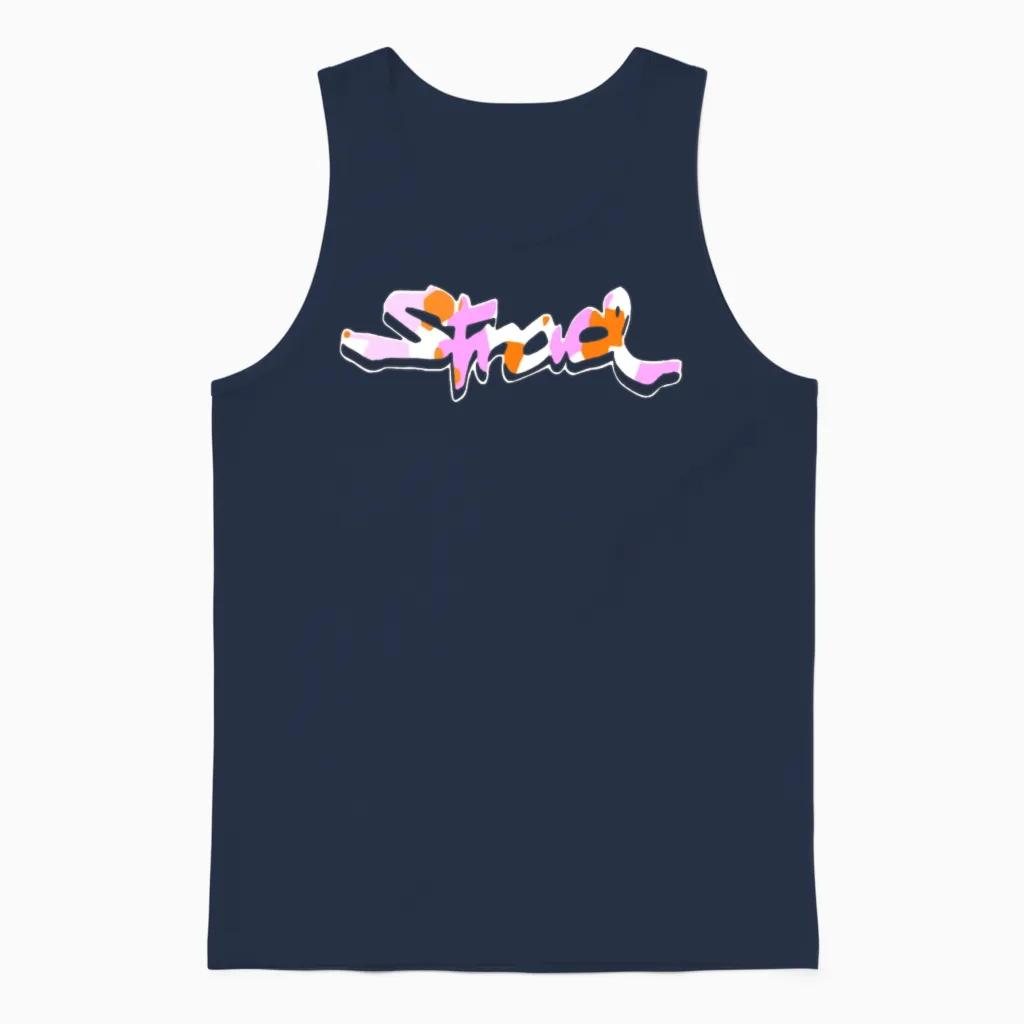 Stradman Merch the Strad Camo Unisex Tank Top in Navy