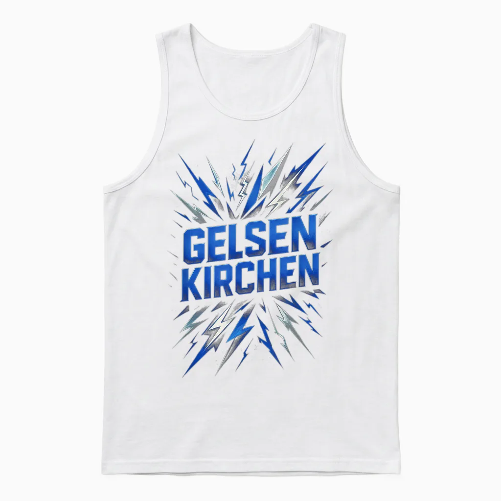 Gelsenkirchen - Ruhrpott Ruhrgebiet Stadt Heimat Unisex Tank Top in White