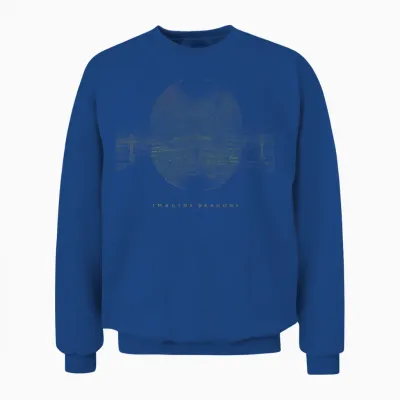 Offizielle Imagine Dragons Distress Fade T-Shirt - Unisex Erwachsene, Schwarz, Kurzarm, Klein, Klassische Passform, Polyester Unisex Sweatshirt - Royal