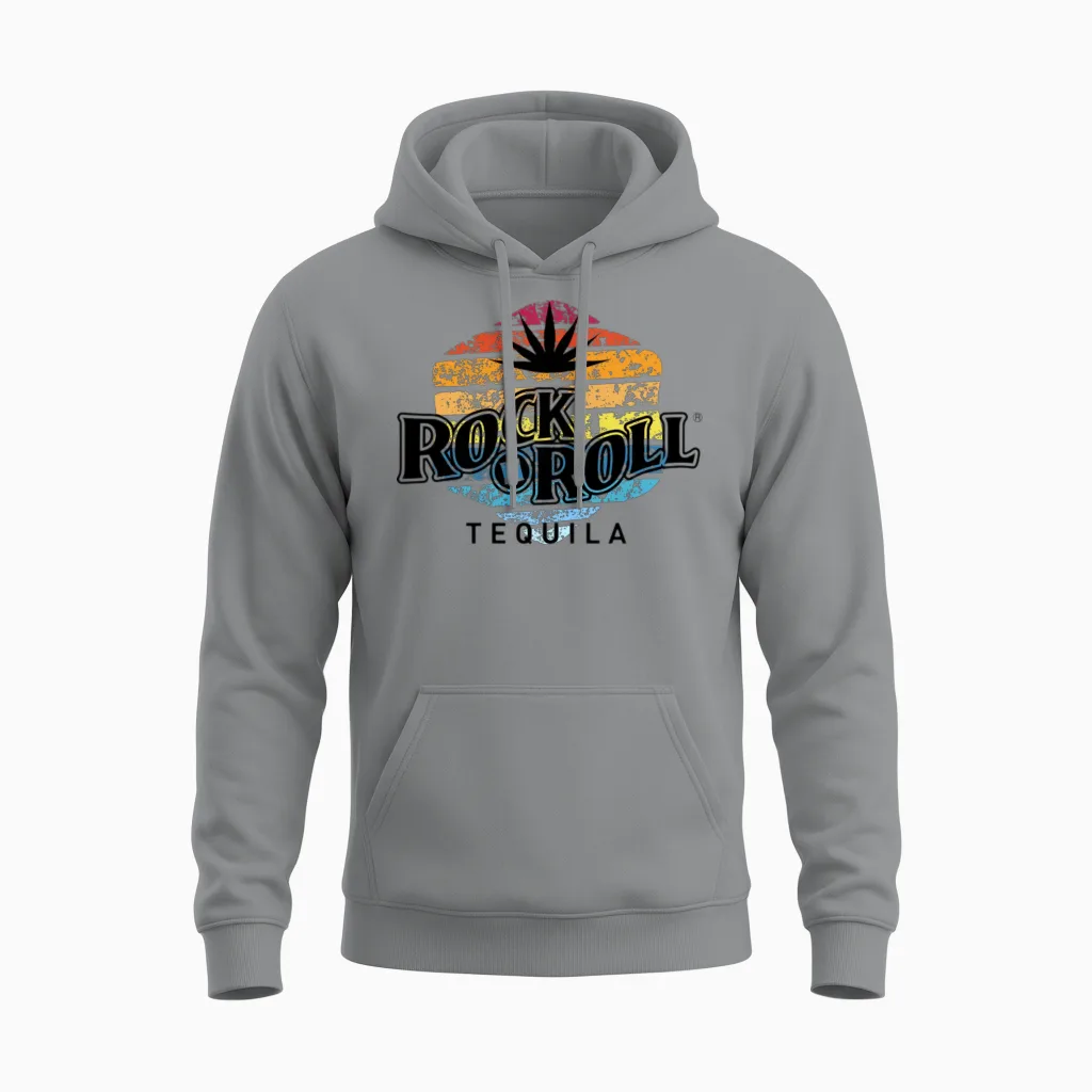 Rock N Roll Tequila Fifth Collection Unisex Hoodie in Sport Grey
