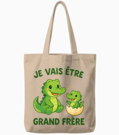 Child Big Brother - I Will Be Big Brother; Future Big Brother Tote Bags - Natural