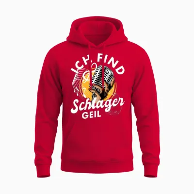 Folk Music Party Festival Outfit German Hits Unisex Hoodie - Red
