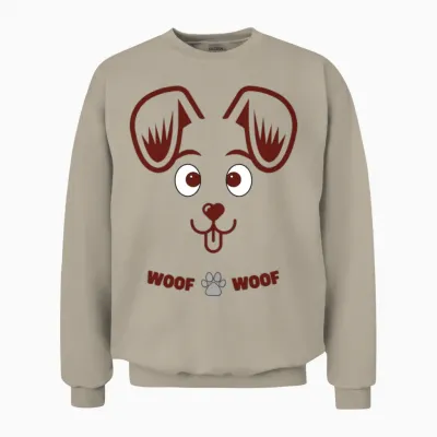 Dog Unisex Sweatshirt - Sand