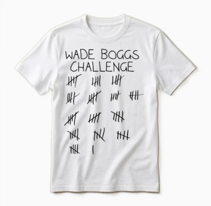 Wade Boggs Challenge Always Sunny Unisex T-Shirt in White