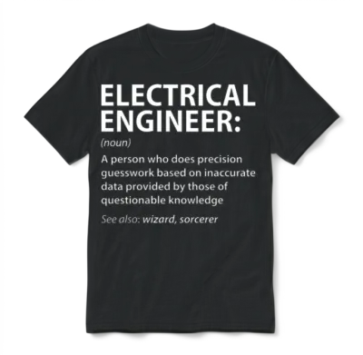Electrical Engineer Definition Unisex T-Shirt - Black