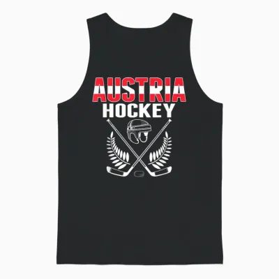 österreich Eishockey Fan Trikot österreich Hockey Team Supporter Unisex Tank Top - Black