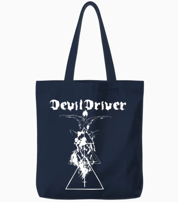 Devil Driver - Devil Driver Awesome Tote Bags in Navy