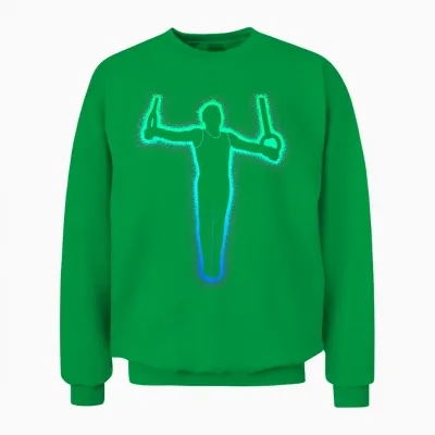 Gymnastics Rings for Kids Boys Gymnast Unisex Sweatshirt - Irish Green